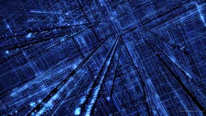 Abstract, Blue, Digital Art, Artist, 4K wallpaper