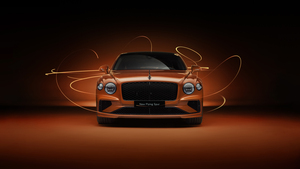 Bentley Flying Spur, Orange aesthetic, Luxury cars, 4K wallpaper