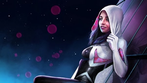 Gwen, Gwen Stacy, Artist, Digital Art, Superheroes, Artstation, 4K wallpaper