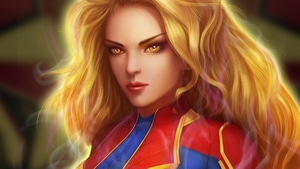 Captain Marvel, Superheroes, Marvel, Artstation, 4K wallpaper