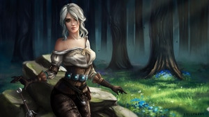 Ciri, The Witcher 3, Games, Artist, Artwork, Digital Art, Artstation, Fantasy Girls, 4K wallpaper