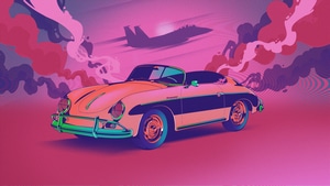 Porsche, Cars, Artist, Artwork, Digital Art, Behance, 4K wallpaper