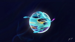 Planet, Abstract, Digital Art, Behance, 4K wallpaper