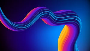 3D Render, Gradient background, Multicolor, Modern, 4K wallpaper