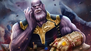 Thanos, Superheroes, Artwork, Digital Art, Art, Artstation, 4K wallpaper