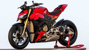 Ducati Streetfighter V4, 2025, Streetfighter motorcycles, Red bikes, 4K wallpaper