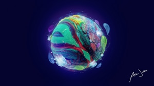 Planet, Abstract, Digital Art, Behance, 4K wallpaper
