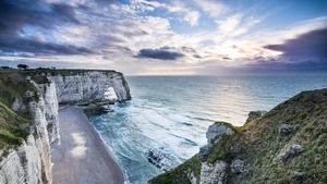 Beach, Normandy, France, 4K wallpaper