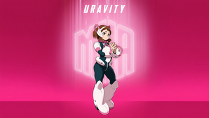 My Hero Academia, Season 7, Pink background, Ochaco Uraraka, 4K wallpaper