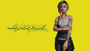 Cyberpunk 2077, Judy Alvarez, Yellow, 4K wallpaper