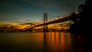 Bridge, World, Evening, Usa, 4K wallpaper