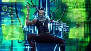 Keanu Reeves, Cyberpunk 2077, Games, Artstation, 4K wallpaper