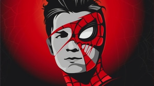 Spiderman, Tom Holland, Superheroes, Mask, Dribbble, 4K wallpaper