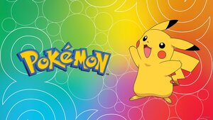 Pokemon, Pikachu, Colorful background, 4K wallpaper