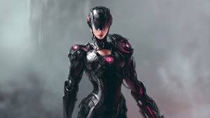 Cyborg, Artwork, Artist, 4K wallpaper