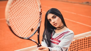 Girls, Model, Tennis, 4K wallpaper