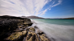 Seascape, Scenery, Rocks, Nature, 4K wallpaper