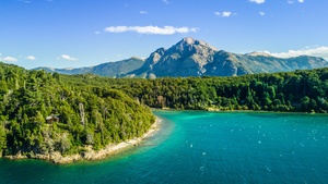 Forest, Mountains, Argentina, Landscape, 4K wallpaper