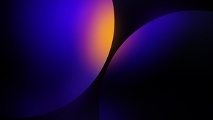 Gradient background, Sphere, Dark background, Blue, 4K wallpaper