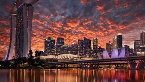 Singapore, City, World, 4K wallpaper