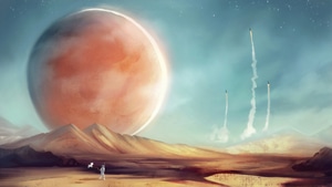 Artist, Artwork, Mars, Astronaut, Artstation, 4K wallpaper