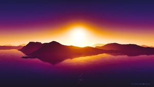 Sunset, Nature, Deviantart, 4K wallpaper