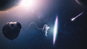 Astronaut, Space, Artist, Artwork, Digital Art, 4K wallpaper