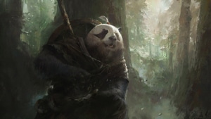 Panda, Soldier, Artist, Artwork, Digital Art, Artstation, 4K wallpaper