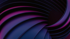 3D Render, Spiral, Geometric, Purple, Dark, Aesthetic, 4K wallpaper