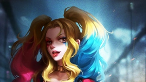 Harley Quinn, Supervillain, Artist, Artwork, Digital Art, Artstation, 4K wallpaper