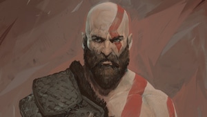 Kratos, Games, Artwork, Deviantart, 4K wallpaper