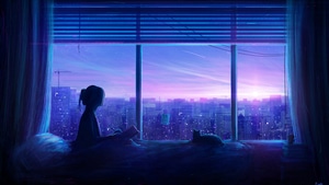 Artwork, Artist, Deviantart, Digital Art, City, Cat, 4K wallpaper