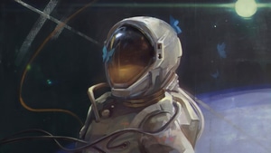 Astronaut, Artist, Artwork, Digital Art, Butterfly, Deviantart, 4K wallpaper
