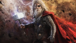 Thor, Superheroes, Artwork, Digital Art, 4K wallpaper