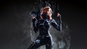 Black Widow, Superheroes, Marvel, Artstation, 4K wallpaper