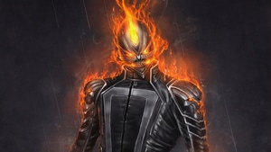Ghost Rider, Artist, Artwork, Superheroes, 4K wallpaper