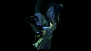 Green abstract, Black background, Honor, Stock, 4K wallpaper