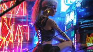 Cyberpunk 2077, Games, 2019 Games, Neon, Artist, Artwork, Digital Art, 4K wallpaper