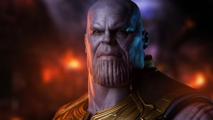 Thanos, Superheroes, Supervillain, 4K wallpaper