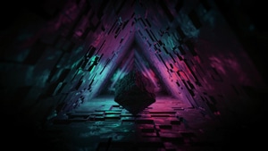 3d, Triangle, Abstract, Digital Art, Artstation, 4K wallpaper