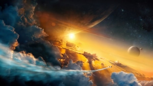 Artist, Artwork, Digital Art, Space, Sky, Deviantart, 4K wallpaper