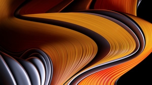 Abstract, Digital Art, Yellow, Behance, 4K wallpaper