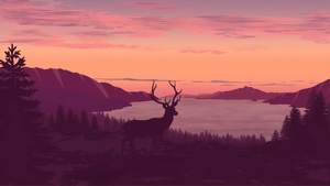 Reindeer, Minimalism, Minimalist, Artist, Artwork, Digital Art, Deviantart, 4K wallpaper