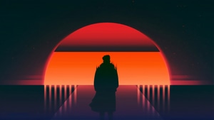 Artist, Artwork, Digital Art, Silhouette, 4K wallpaper