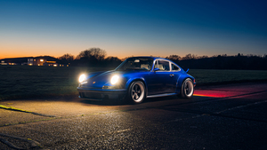 Porsche 911, Classic cars, Sunset, 4K wallpaper