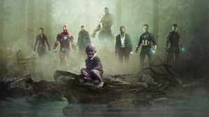 Avengers, Thanos, Superheroes, Artwork, 4K wallpaper