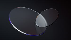 Experiment, Glass, Reflection, Dark background, Aesthetic, Modern, 4K wallpaper