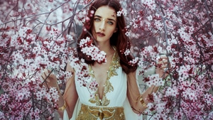 Blossom, Flowers, Tree, Girls, 4K wallpaper