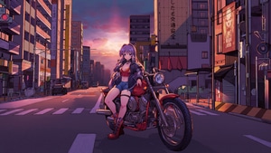 Anime Girl, Anime, Artist, Artwork, Digital Art, 4K wallpaper