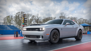 Dodge Challenger SRT Demon, Muscle cars, 2023, 4K wallpaper